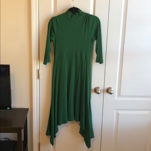 Anthropologie Ribbed Turtleneck Dress